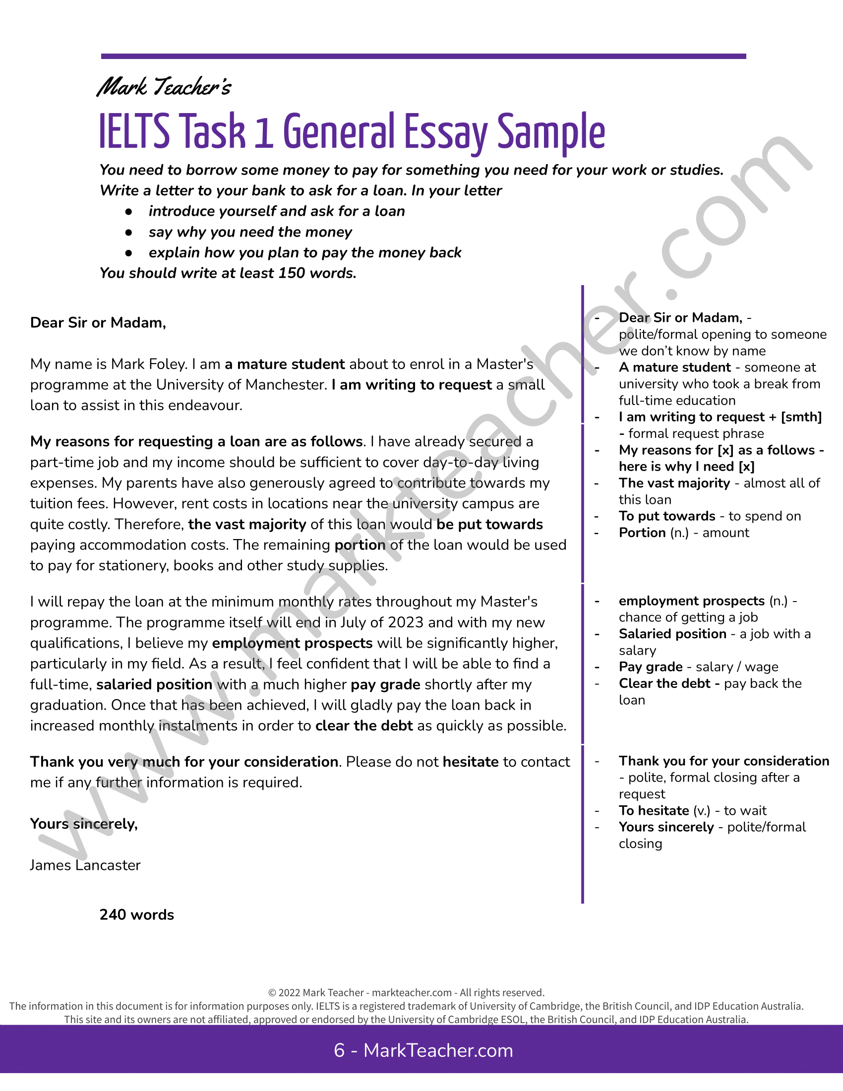 bank exam essay writing